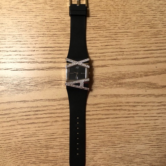 Black & Silver Armani Exchange Watch - Picture 1 of 3